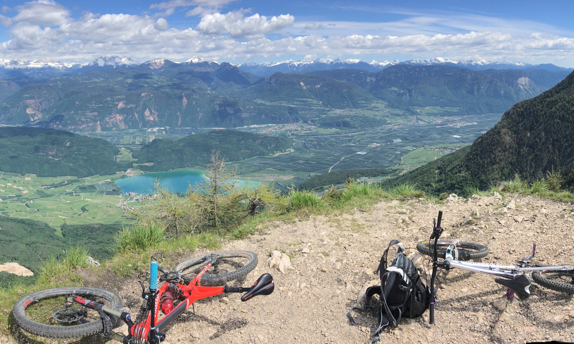 Kalterer See vom Mendelkamm, Südtirol