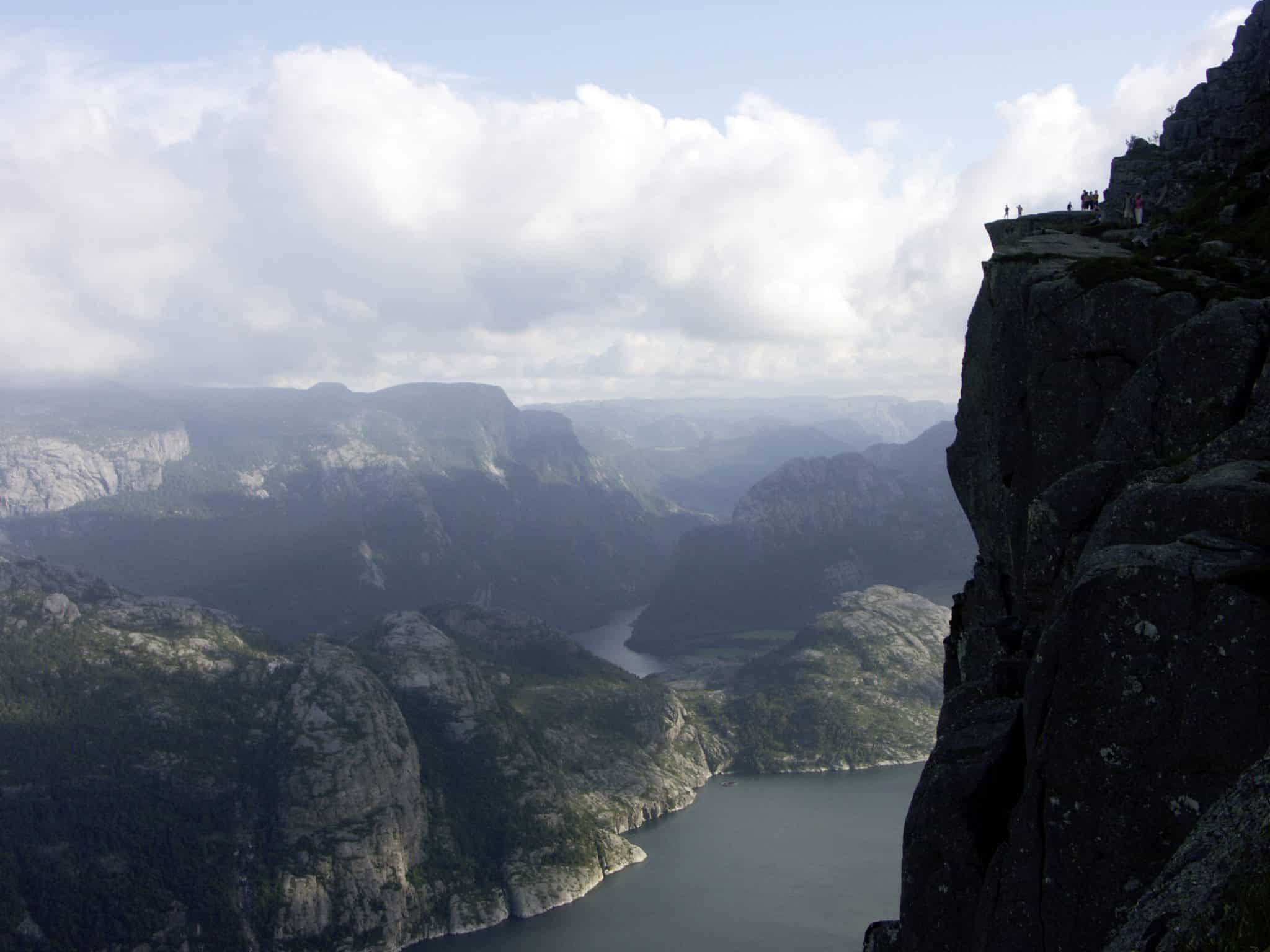 Preikestolen am Lysefjord, Norwegen