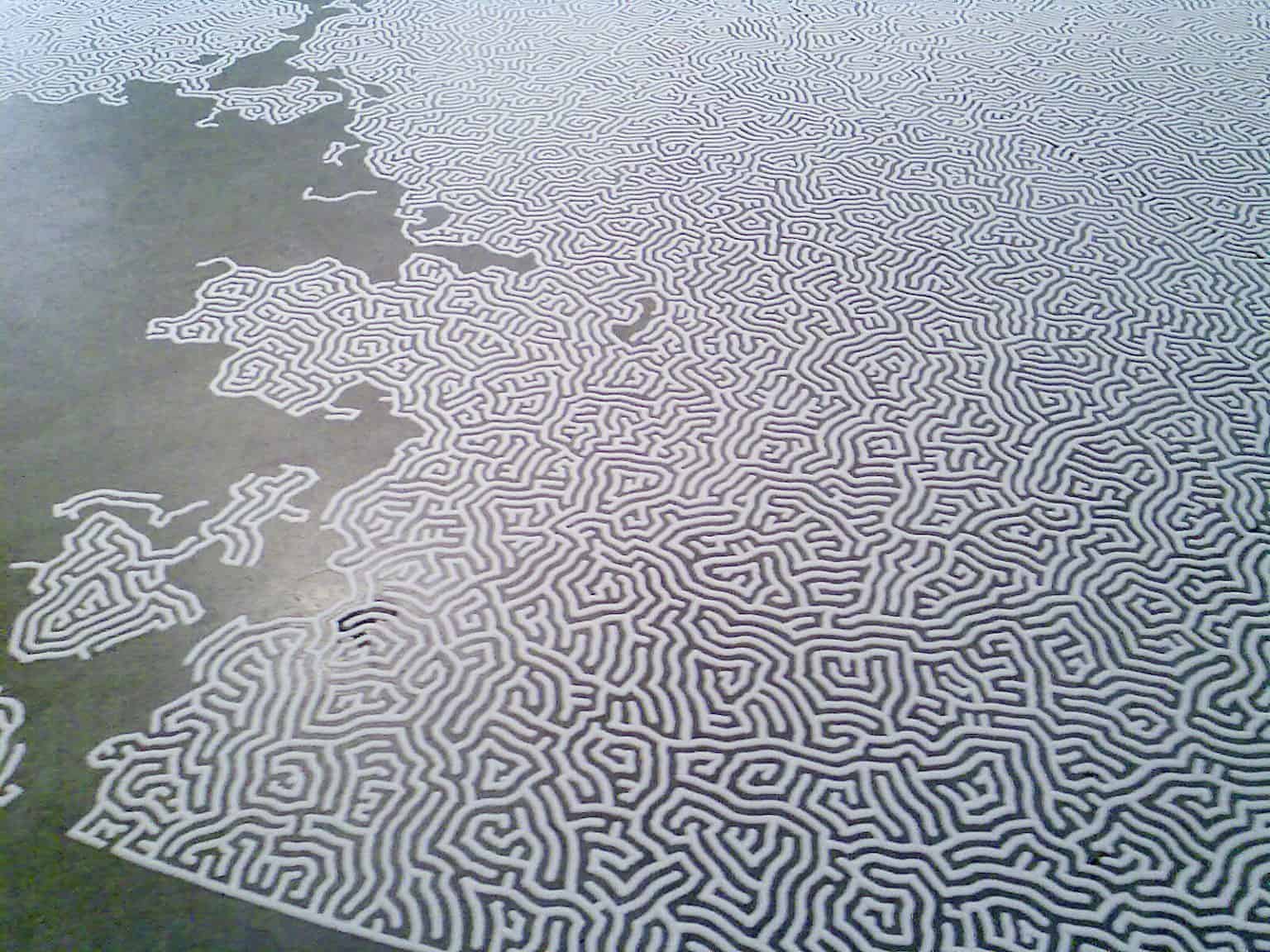 Installation mit Kochsalz, Kulturkirche Köln, Deutschland