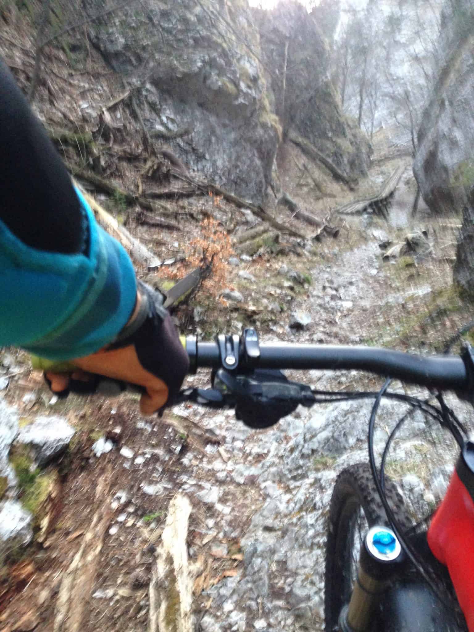 Abfahrt durch Lackabodengraben und Eng, Gahns/Schneeberg