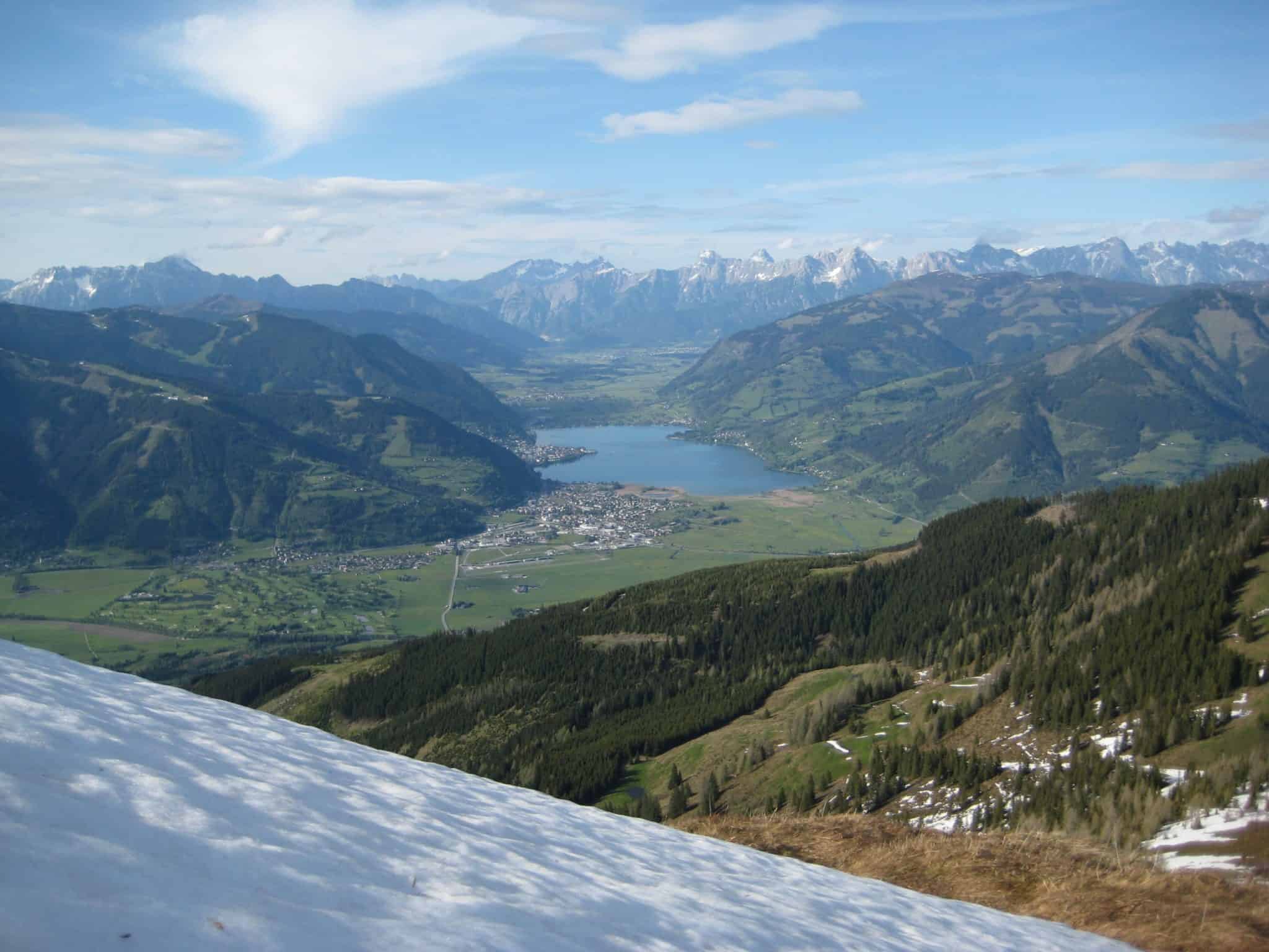 Blick vom Imbachhorn zum Zeller See, Salzburg